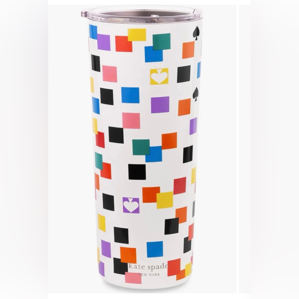 ♠️ kate spade New York Colorful Stainless Steel Tumbler 28oz